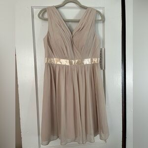 Champagne short dress